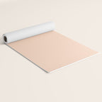 Soft Apricot Buff Solid Color Yoga Mat Gallery Image 2