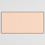 Soft Apricot Buff Solid Color Desk Mat Gallery Image 3