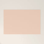 Soft Apricot Buff Solid Color Welcome Mat Gallery Image 1