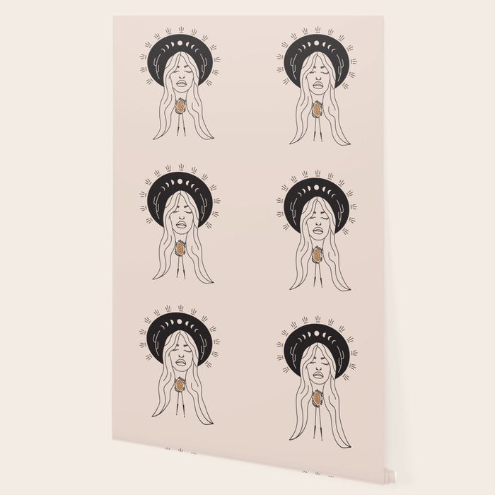 Desert Angel in Black & Cream Wallpaper Gallery Image 2