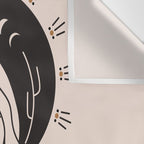 Desert Angel in Black & Cream Wall Tapestry Gallery Image 3