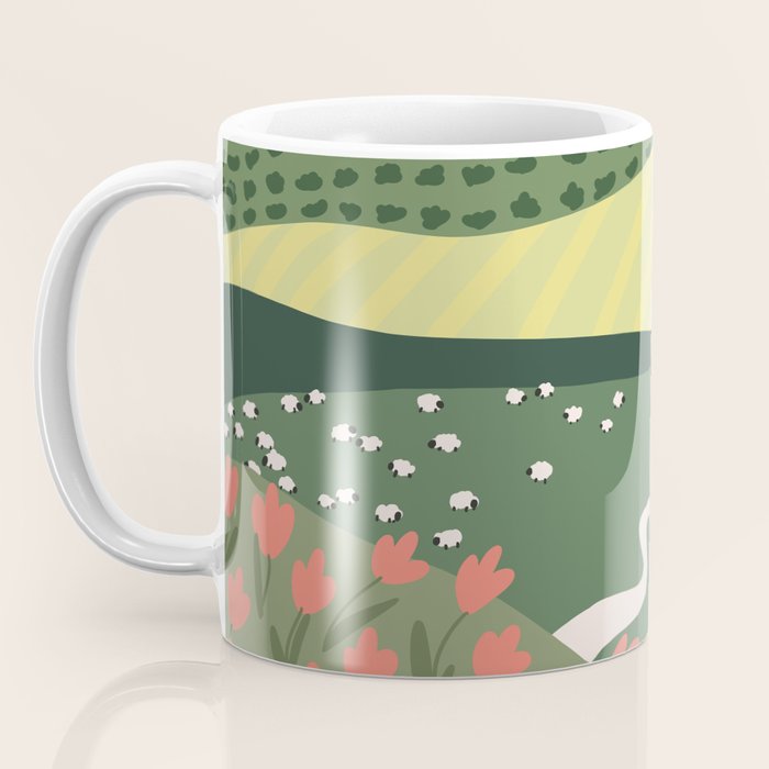 Idyllic Orchard Landscape Coffee Mug Gallery Image 3