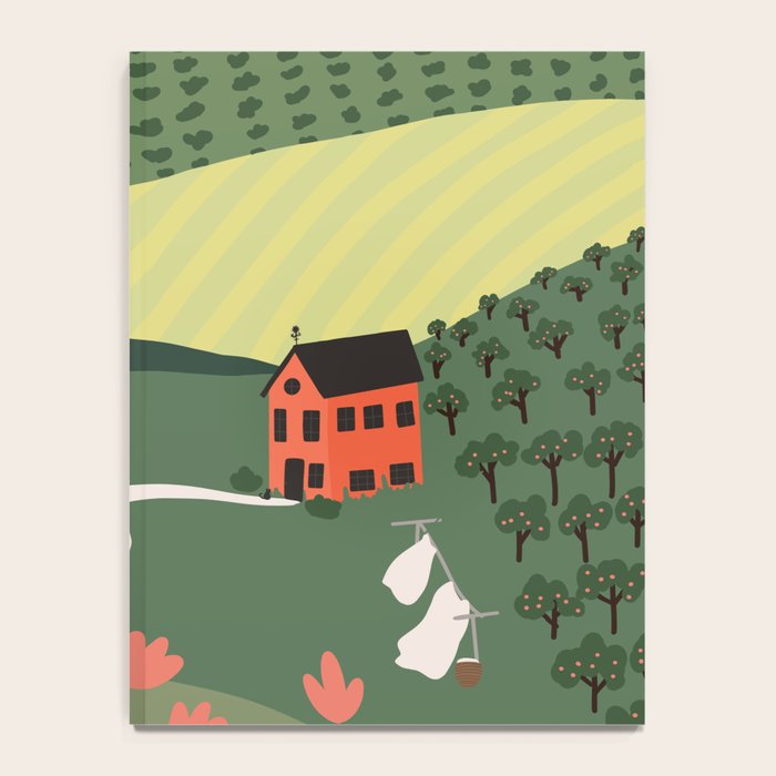Idyllic Orchard Landscape Notebook Gallery Image 4