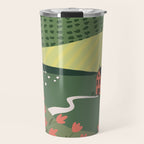 Idyllic Orchard Landscape Travel Mug Gallery Image 1