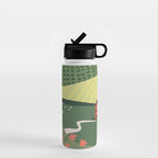Idyllic Orchard Landscape Water Bottle Gallery Image 1