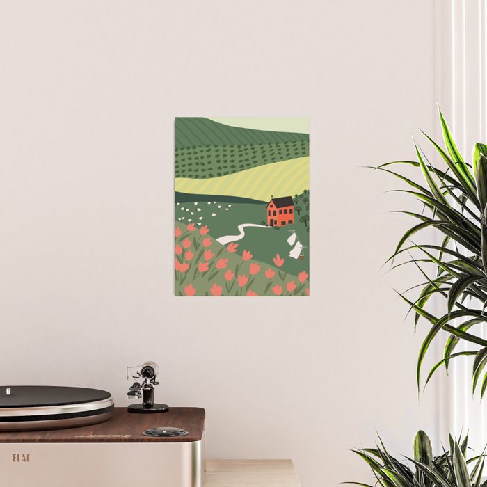 Idyllic Orchard Landscape Poster Gallery Image 2