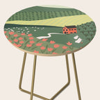Idyllic Orchard Landscape Side Table Gallery Image 2