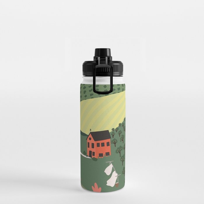 Idyllic Orchard Landscape Water Bottle Gallery Image 2