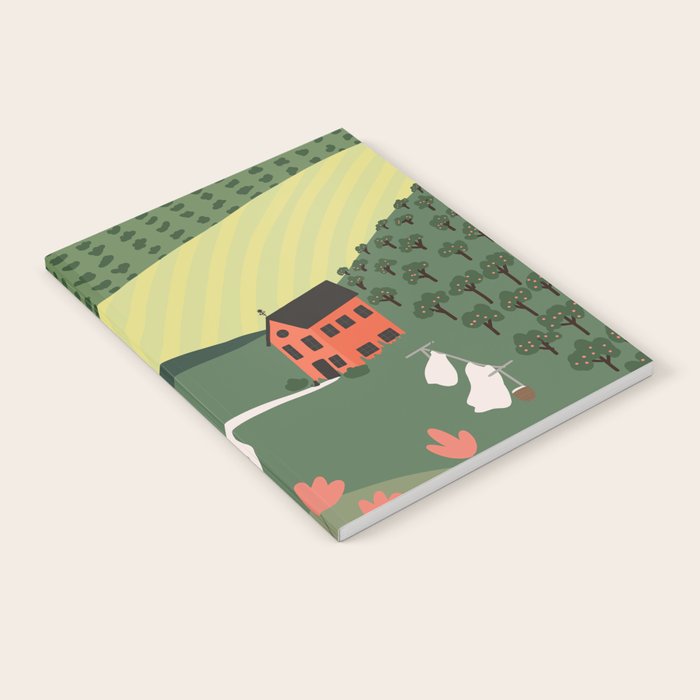 Idyllic Orchard Landscape Notebook Gallery Image 1