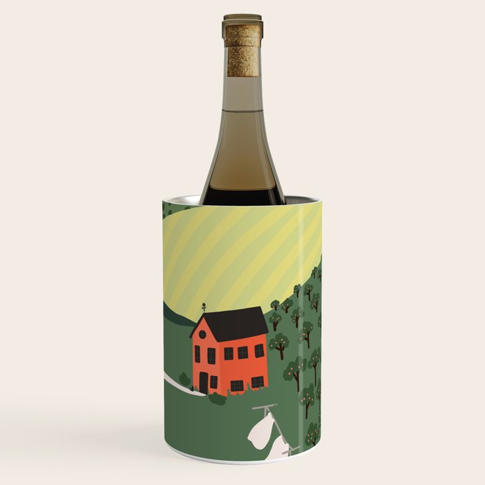 Idyllic Orchard Landscape Wine Chiller Gallery Image 3