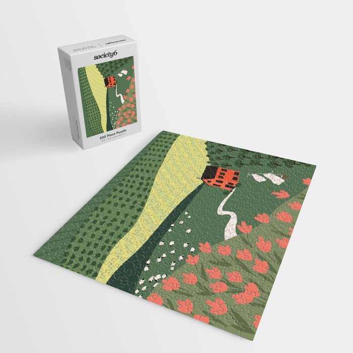 Idyllic Orchard Landscape Jigsaw Puzzle Gallery Image 2