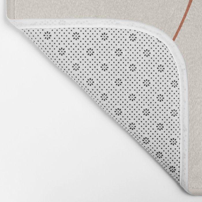 Modern Minimal Line Abstract XXVI Bath Mat Gallery Image 2