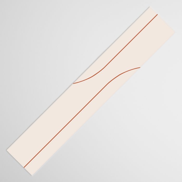 Modern Minimal Line Abstract XXVI Table Runner Gallery Image 3