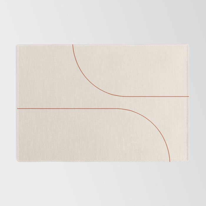 Modern Minimal Line Abstract XXVI Rug Gallery Image 2