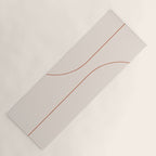 Modern Minimal Line Abstract XXVI Yoga Mat Gallery Image 1