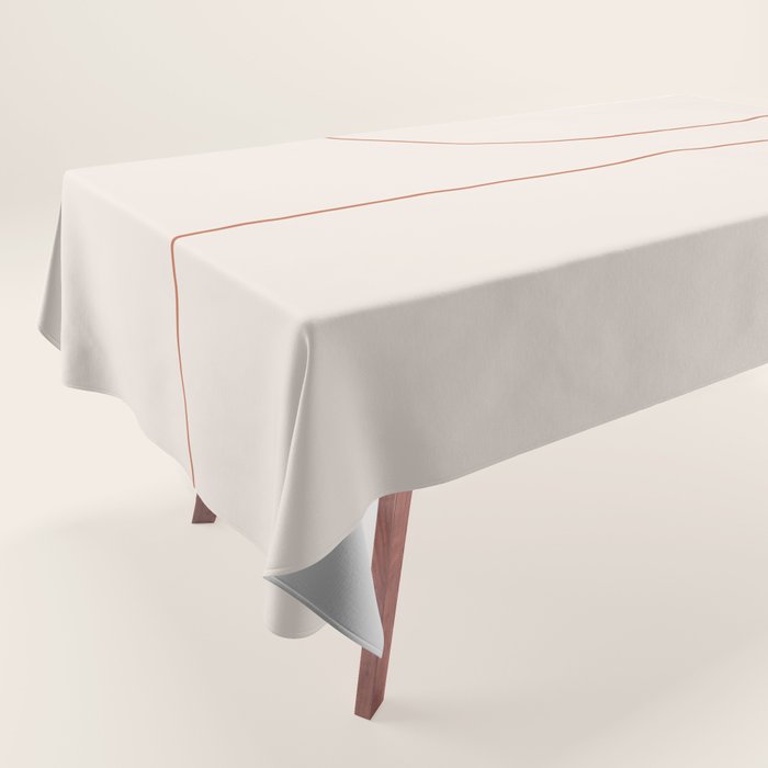 Modern Minimal Line Abstract XXVI Tablecloth Gallery Image 1