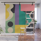 Colorful Geometric Abstract Art 21 Wall Mural Gallery Image 1