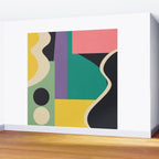 Colorful Geometric Abstract Art 21 Wall Mural Gallery Image 2