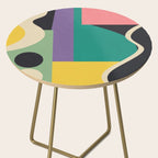 Colorful Geometric Abstract Art 21 Side Table Gallery Image 2
