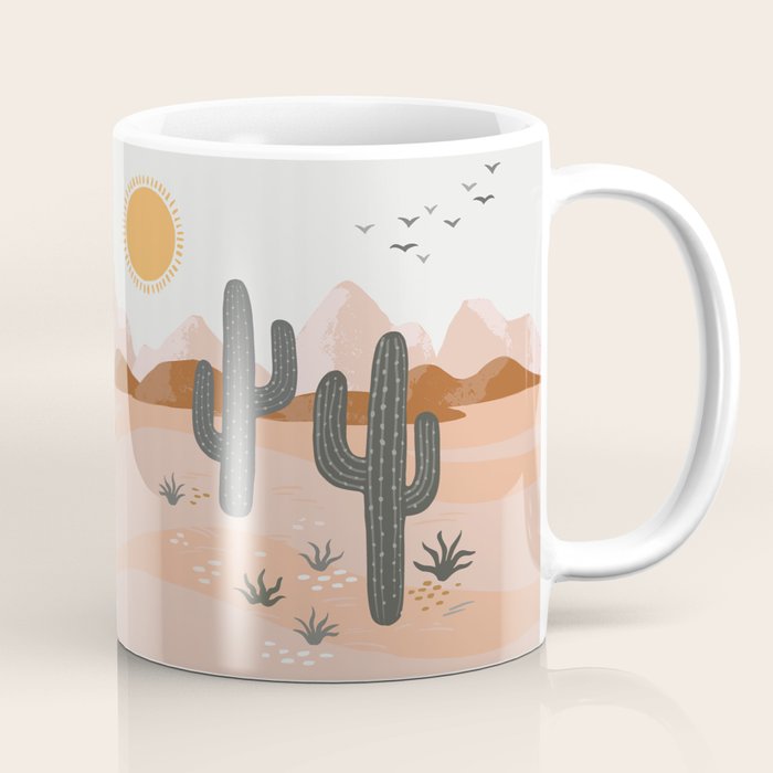 Cacti Desert Landscape Coffee Mug Gallery Image 1