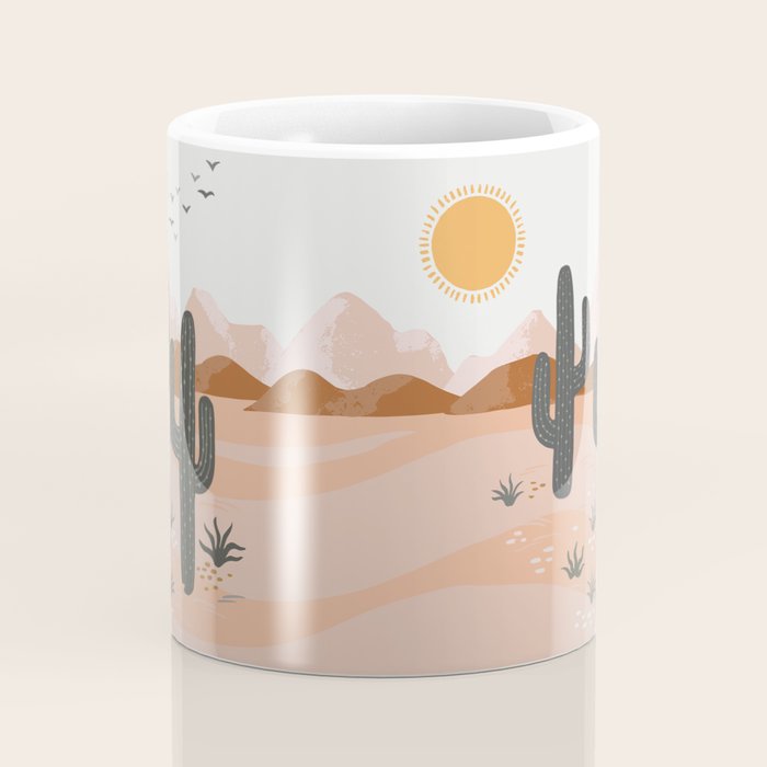 Cacti Desert Landscape Coffee Mug Gallery Image 4