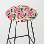 Pink and Red Daisy Stool Gallery Image 2