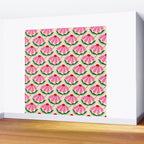 Pink and Red Daisy Wall Mural Gallery Image 2