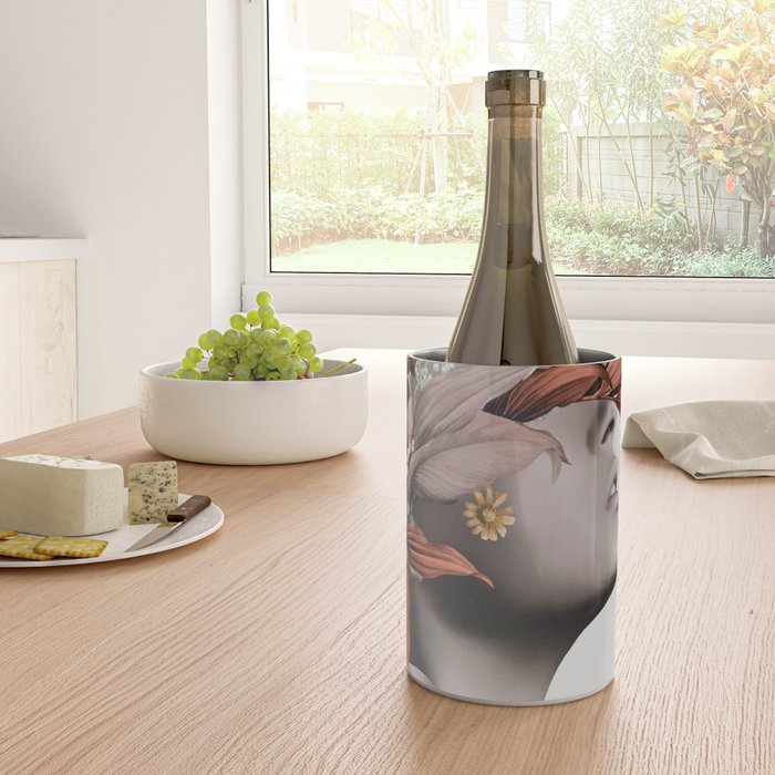 Floral Portrait 10 Wine Chiller Gallery Image 4