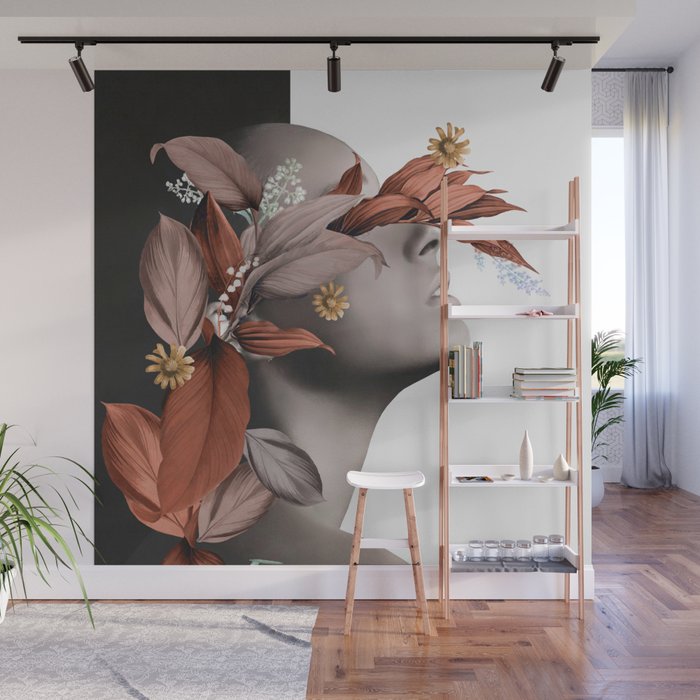 Floral Portrait 10 Wall Mural Gallery Image 1
