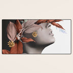 Floral Portrait 10 Desk Mat Gallery Image 3