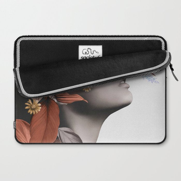 Floral Portrait 10 Laptop Sleeve Gallery Image 2