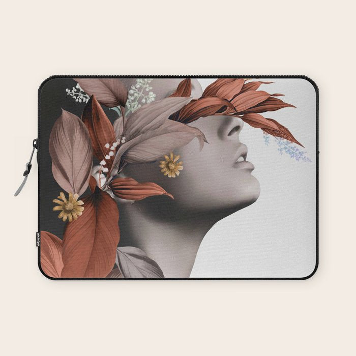 Floral Portrait 10 Laptop Sleeve Gallery Image 1