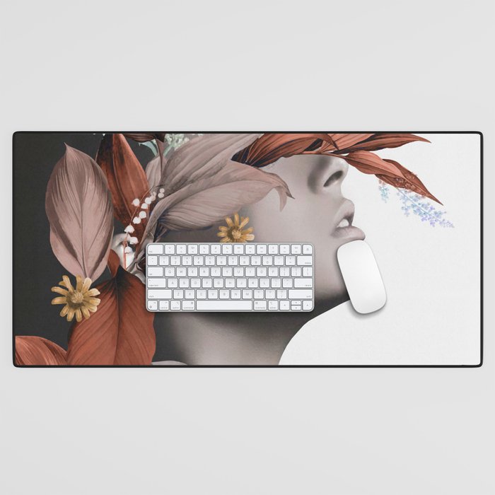 Floral Portrait 10 Desk Mat Gallery Image 1
