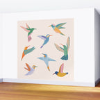 Hummingbirds Wall Mural Gallery Image 2