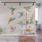 Hummingbirds Wall Mural Gallery Image 1