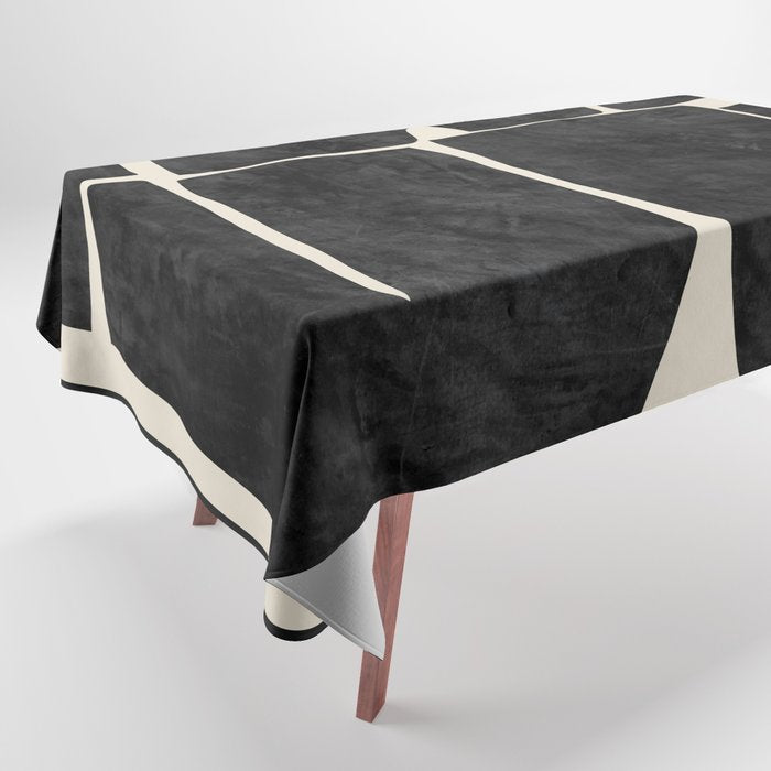 Modern Abstract Minimal Shapes 214 Tablecloth Gallery Image 1