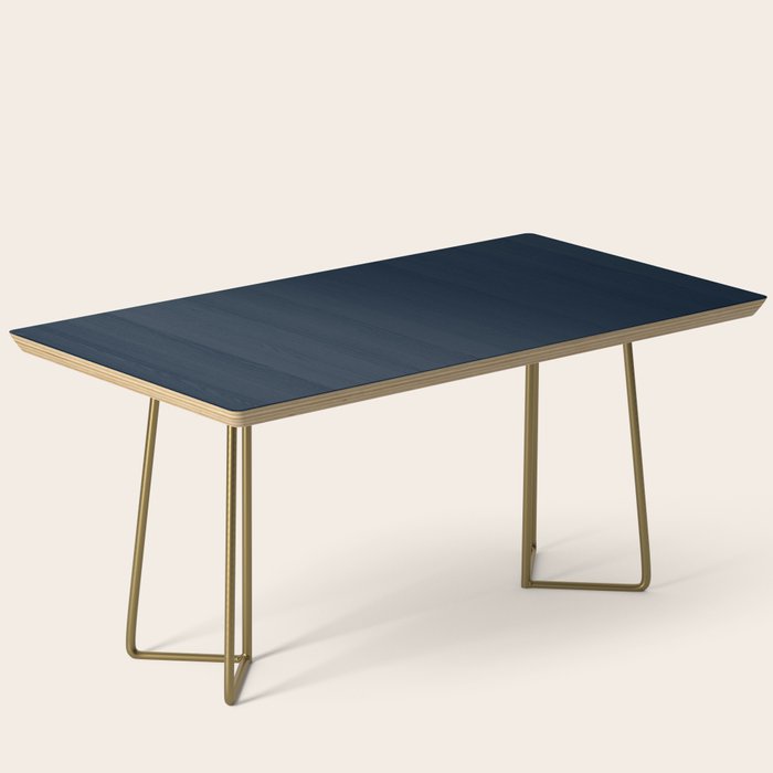 Minimal, Solid Color, Dark Navy Blue Coffee Table Gallery Image 2
