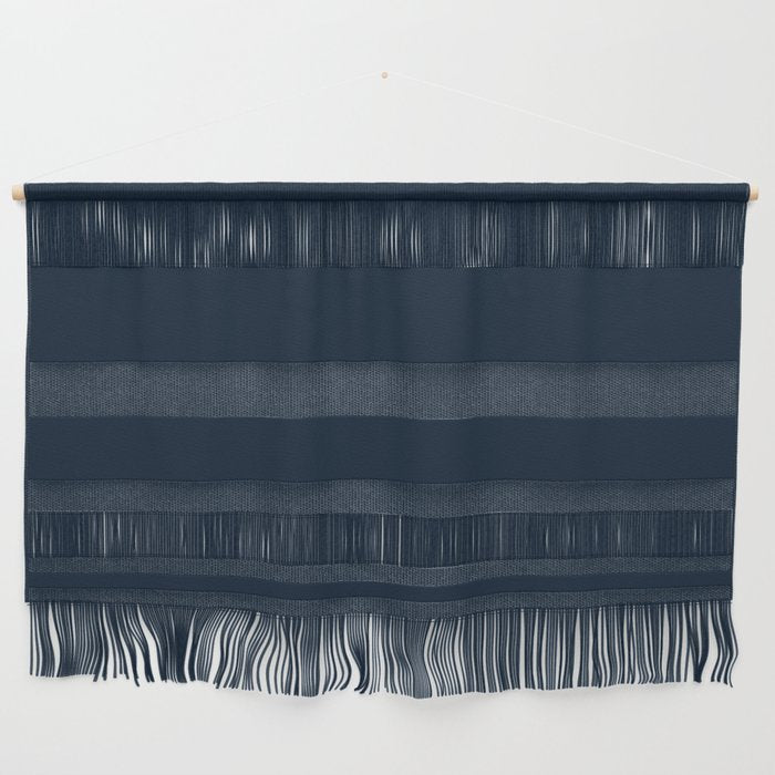Minimal, Solid Color, Dark Navy Blue Wall Hanging Gallery Image 1
