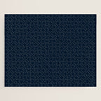 Minimal, Solid Color, Dark Navy Blue Jigsaw Puzzle Gallery Image 1