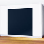 Minimal, Solid Color, Dark Navy Blue Wall Mural Gallery Image 2