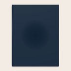 Minimal, Solid Color, Dark Navy Blue Notebook Gallery Image 4