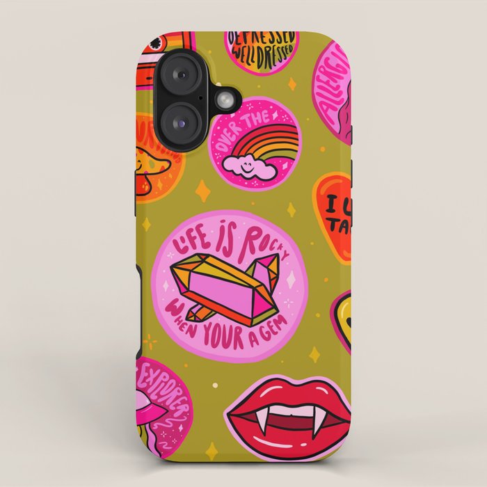 Patch Print iPhone Case Gallery Image 1