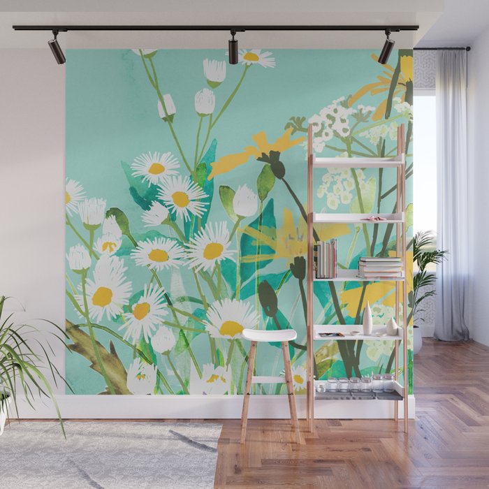 Spring Flowers Wall Mural Gallery Image 1