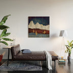 Moonlit Desert Wood Wall Art Gallery Image 2