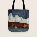 Moonlit Desert Tote Bag Gallery Image 1