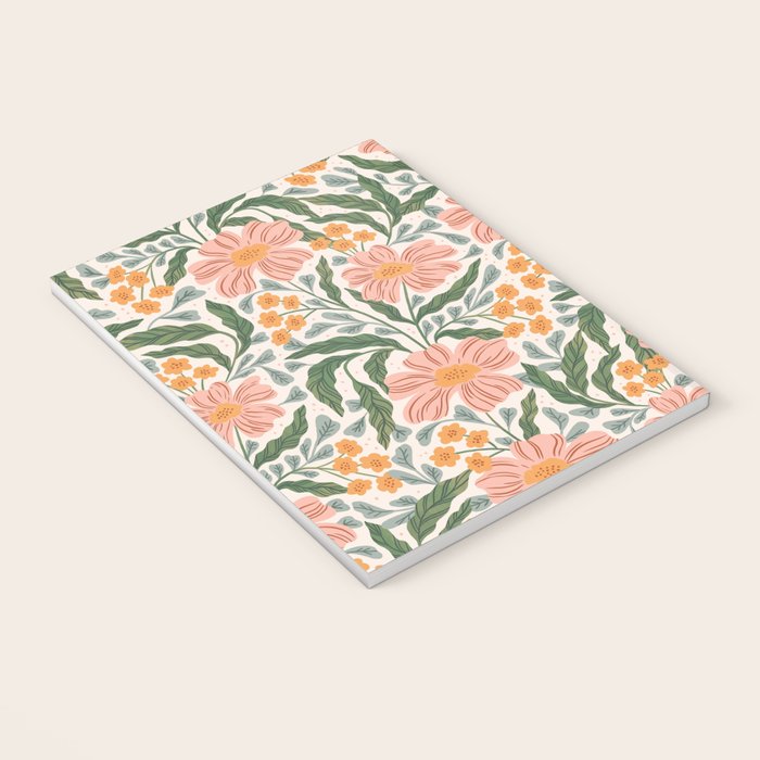 Mila I - boho nature inspired illustration Notebook Gallery Image 3