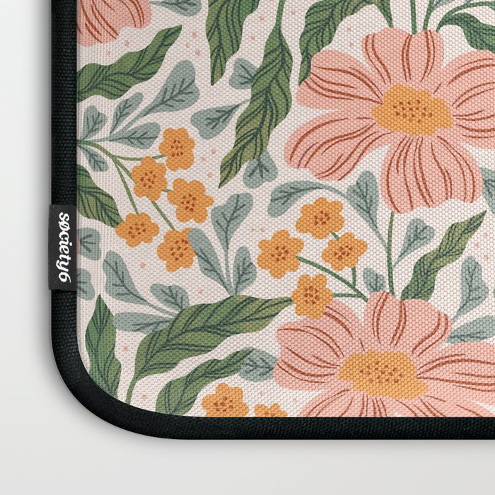 Mila I - boho nature inspired illustration Laptop Sleeve Gallery Image 3