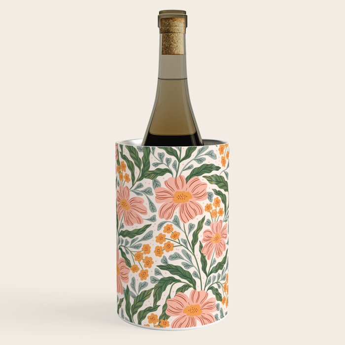 Mila I - boho nature inspired illustration Wine Chiller Gallery Image 1