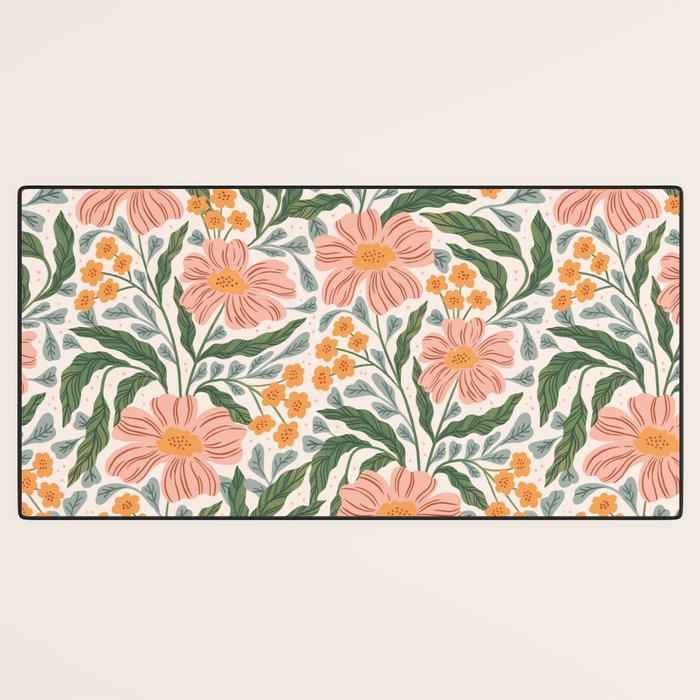 Mila I - boho nature inspired illustration Desk Mat Gallery Image 3