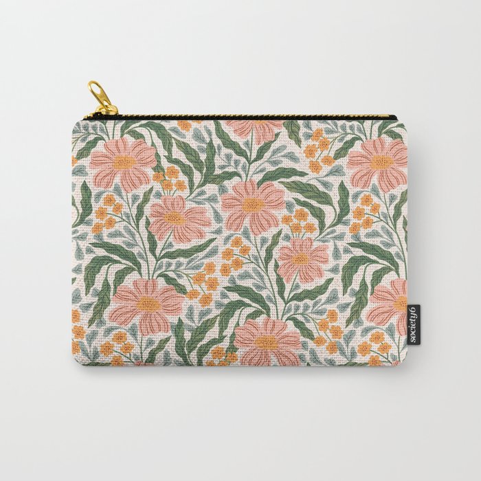 Mila I - boho nature inspired illustration Carry All Pouch Gallery Image 1